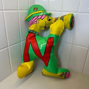 Vintage 1971 The Letter People N Mr. Noisy Nose Inflatable Arista Corp  Alphabet